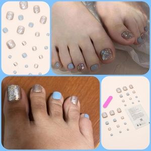 🌼24 PIECE NAIL SET FOR TOES🌼